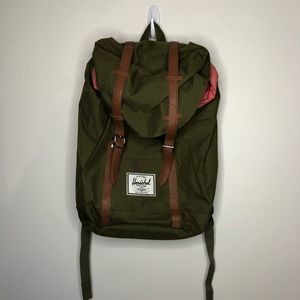 Herschel Retreat Backpack Olive Green
